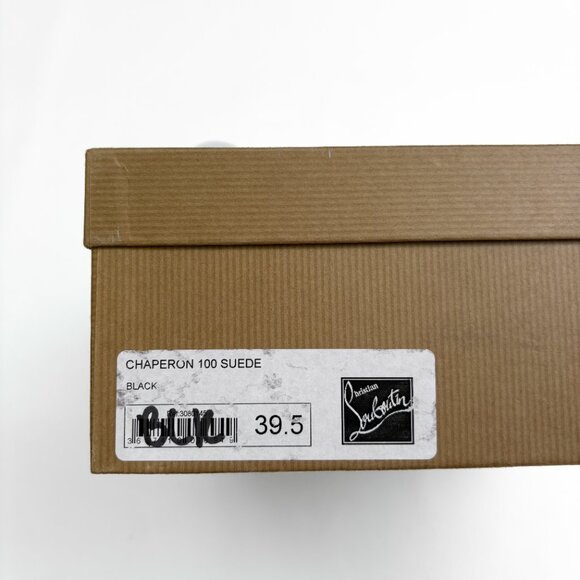 Christian Louboutin Chaperon Black Suede Leather - Picture 11 of 11